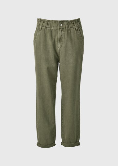 Khaki Paperbag Jeans