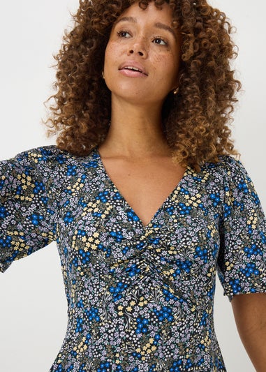 Multicolour Ditsy Floral Mini Dress