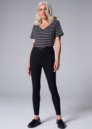 Black Jessie High Waist Jeggings
