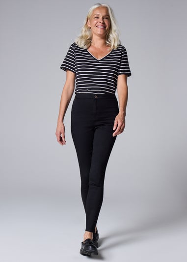 Black Jessie High Waist Jeggings