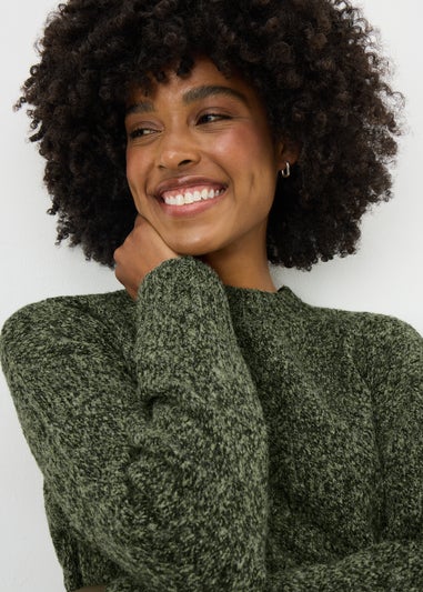 Green Knitted Dress