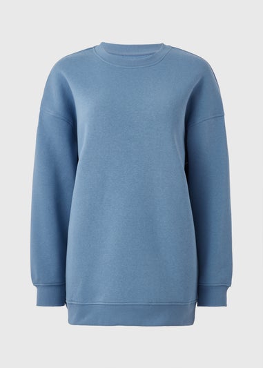 Blue Longline Sweatshirt