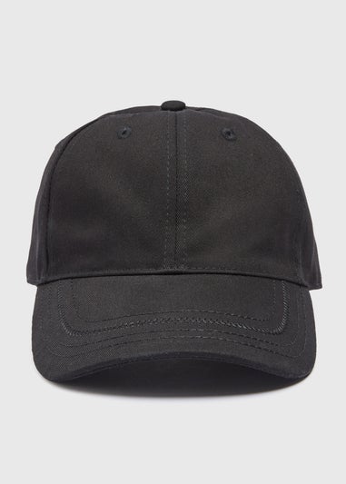 Black Plain Cap
