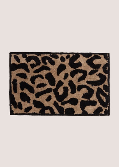 Leopard Print Bath Matt