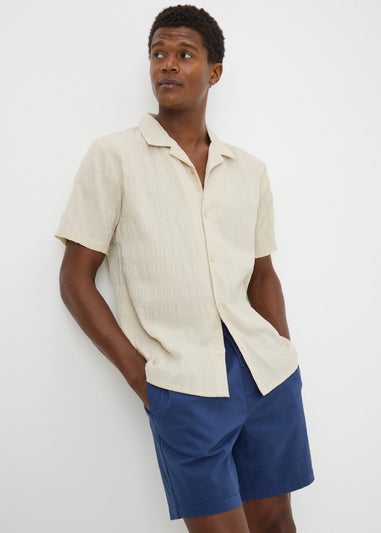 Ecru Smart Textured Shirt
