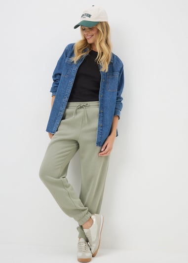 Sage Tapered Jogging Bottoms