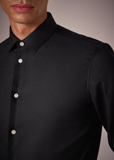 Taylor & Wright Black Slim Fit Shirt