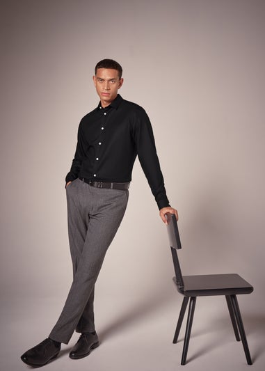 Taylor & Wright Black Slim Fit Shirt