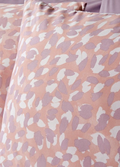Lilac Leopard Duvet Set