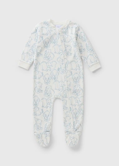 Disney Baby Cream Dumbo Fleece Sleepsuit (Newborn-23mths)