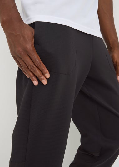 Souluxe Black Sports Co Ord Jogging Bottoms
