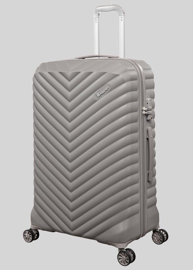 IT Luggage Grey Hardshell Suitcase