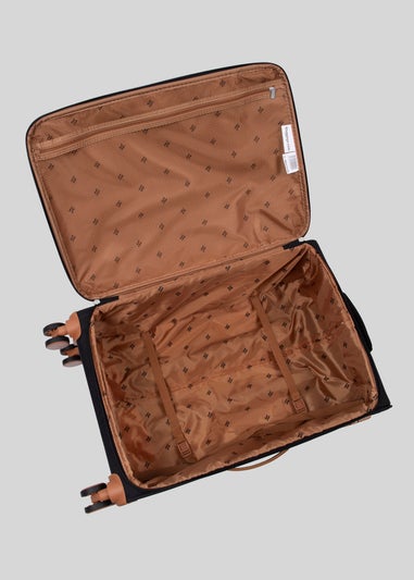 IT Luggage Black Soft Suitcase
