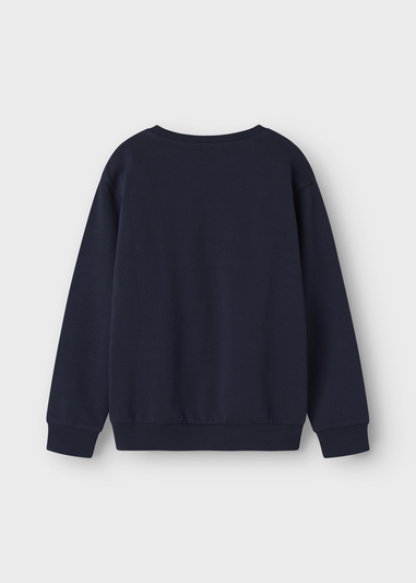 Name It Kids Navy Beach Sweatshirt (6-12yrs)