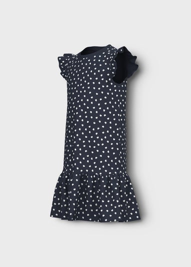 Name It Girls Navy Shell Dress (6-12yrs)