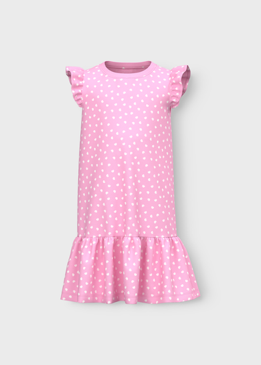 Name It Girls Pink Shell Dress (7-12yrs)