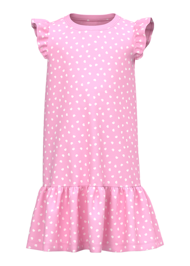 Name It Girls Pink Shell Dress (7-12yrs)