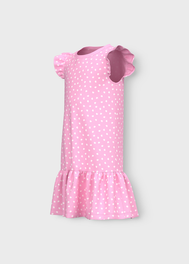 Name It Girls Pink Shell Dress (7-12yrs)