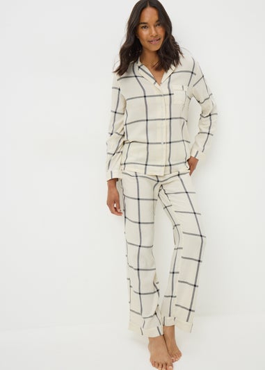 Cream Traditional Pyjama Set