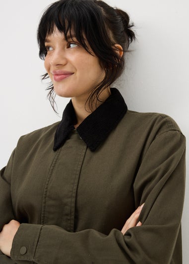 Khaki Utility Barn Jacket