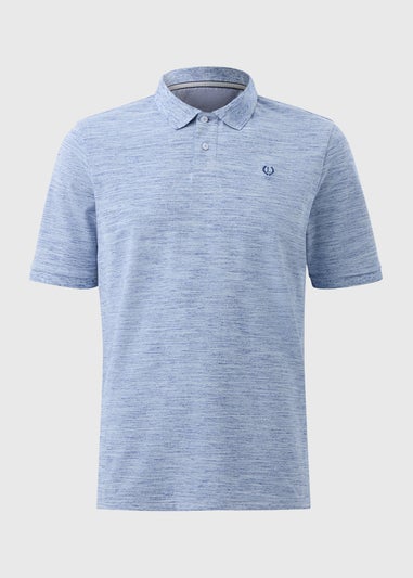 Lincoln Blue Popcorn Injection Polo