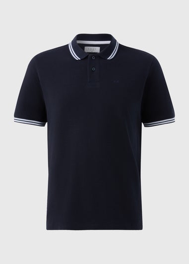 Navy Tipped Polo Shirt