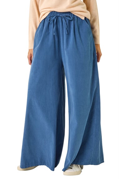 Roman Denim Baby Corduroy Wide Leg Trousers