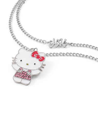 Hello Kitty Silver Plated Necklace Card Box  2pc