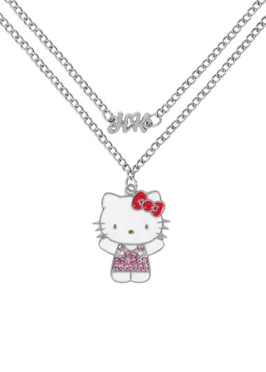 Hello Kitty Silver Plated Necklace Card Box  2pc