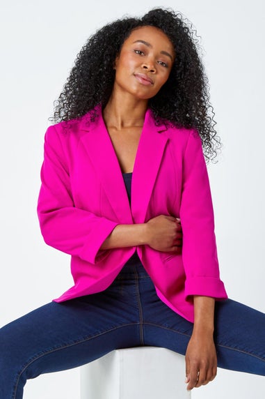 Roman Candy Pink Classic Stretch Blazer