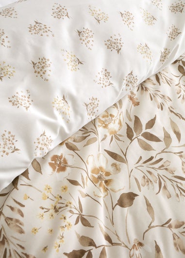 Catherine Lansfield Isadora Floral Reversible Duvet Cover Set