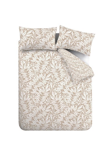 Catherine Lansfield Sorrel Leaf Reversible Duvet Cover Set