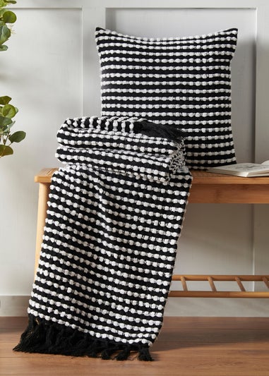 Catherine Lansfield Stab Stitch Blanket Throw (125x150cm)