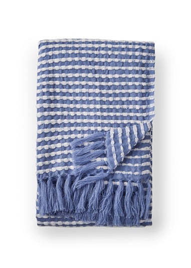 Catherine Lansfield Stab Stitch Blanket Throw (125x150cm)