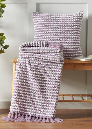 Catherine Lansfield Stab Stitch Blanket Throw (125x150cm)