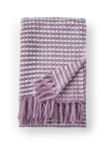 Catherine Lansfield Stab Stitch Blanket Throw (125x150cm)