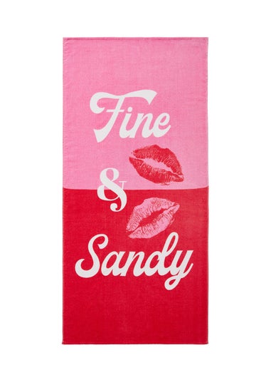 Sassy B Fine and Sandy Cotton Beach Towel