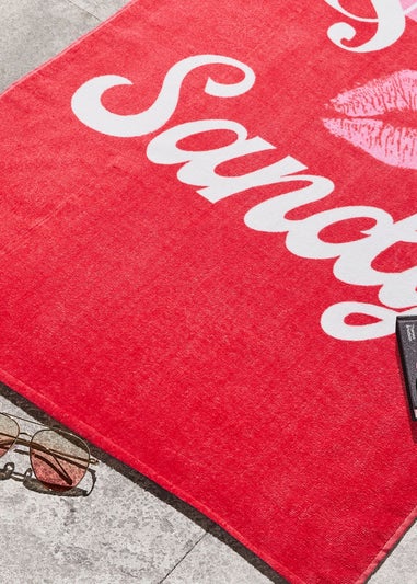 Sassy B Fine and Sandy Cotton Beach Towel