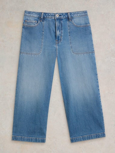 7/8-Jeans Tia mit weitem Bein