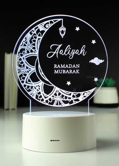 Personalised Memento Company White Eid & Ramadan LED Light