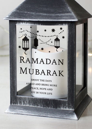 Personalised Memento Company Black Eid & Ramadan Black Lantern