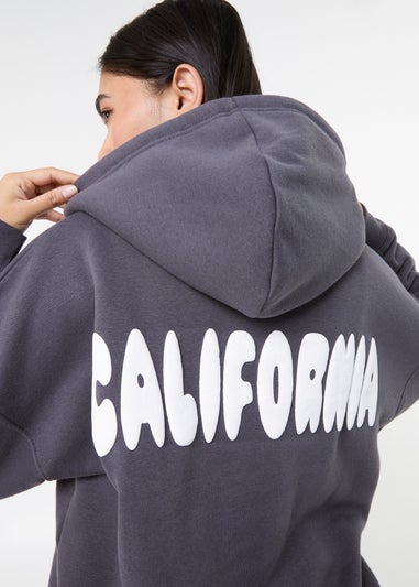 Pink Vanilla Slate California Oversized Hoodie