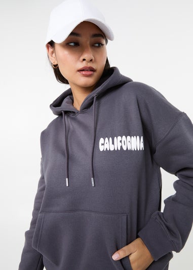 Pink Vanilla Slate California Oversized Hoodie