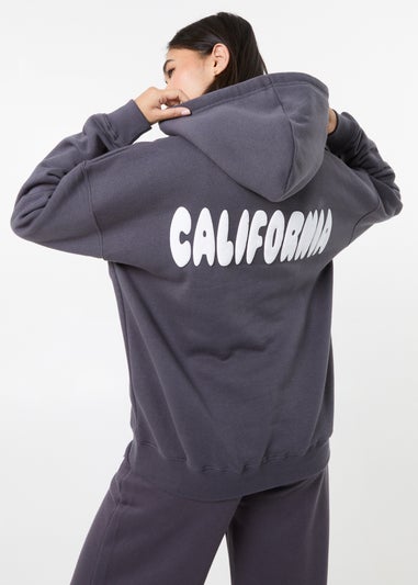 Pink Vanilla Slate California Oversized Hoodie