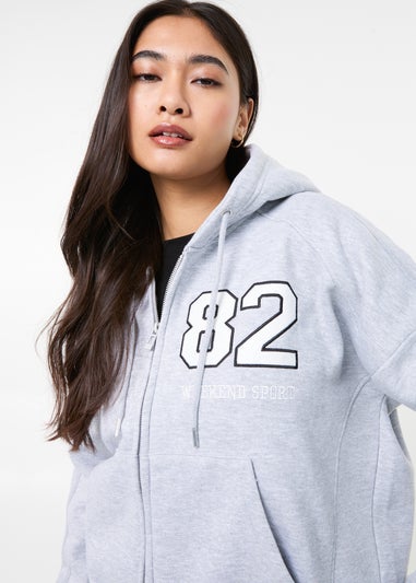 Pink Vanilla Grey Weekend Sport Zip Up Hoodie