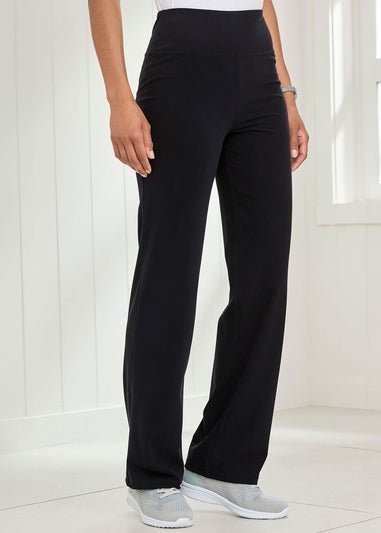 Cotton Traders Black Soft Touch Stretch Yoga Pants