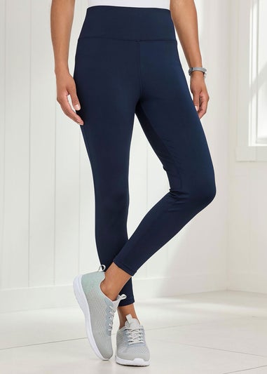 Cotton Traders Navy Stretch Leggings