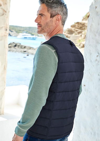 Cotton Traders Navy 3-In-1 Showerproof Jacket