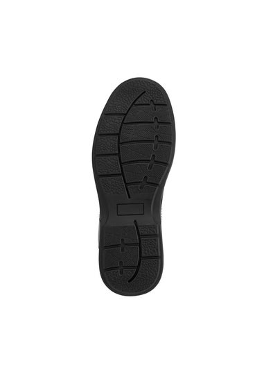 Cotton Traders Black Core Comfort Slip On Shoes