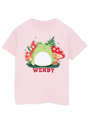 Squishmallows Wendy Mushrooms Pink T-Shirt (5-13 Years)